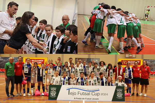 Tejo Futsal Cup 2024 junta uma centena de jovens atletas